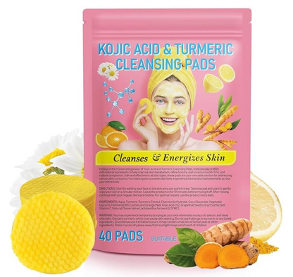 Turmeric Kojic Acid Cleansing Pads