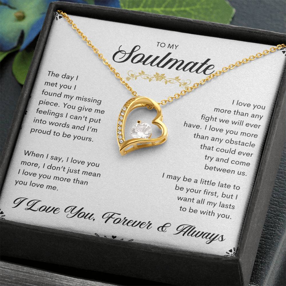 To My Soulmate | Forever Love Necklace